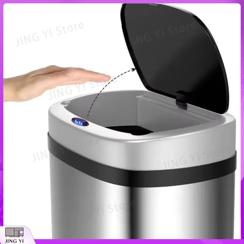 Home Bathroom Trash Can - 60L Intelligenter Mülleimer mit Automatischem Sensor