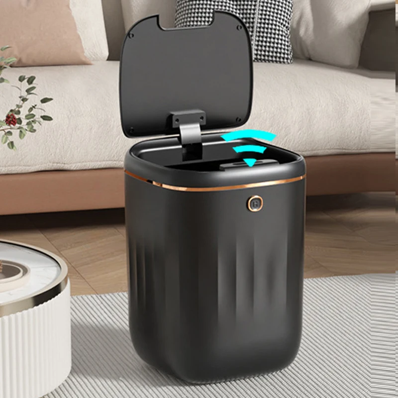 Home Bathroom Trash Can - Smart Sensor Mülleimer automatische Mülltonne wiederauf