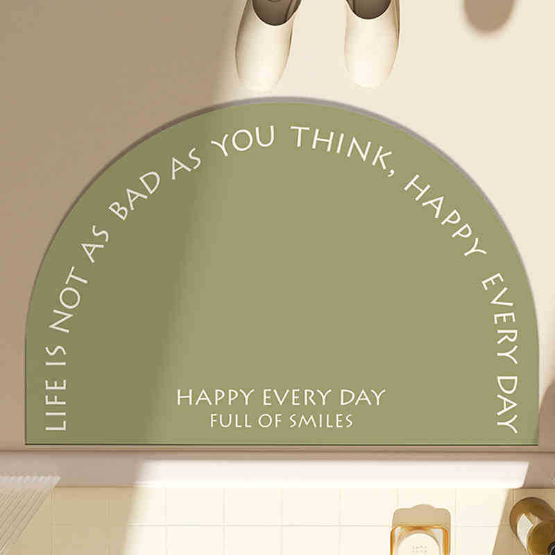 Zara Home Bathroom Rug - VIKAMA hochwertige, minimalistische, wasserabsorbierende, schnell trocknende