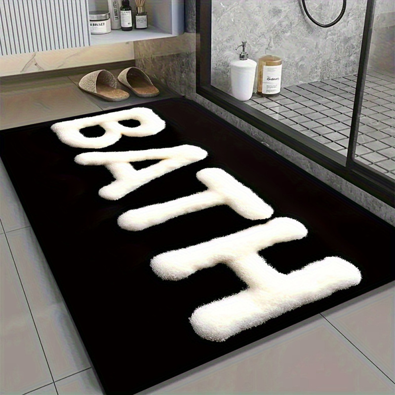Zara Home Bathroom Rug - VIKAMA Amerikanischer Stil, minimalistischer Teppich für
