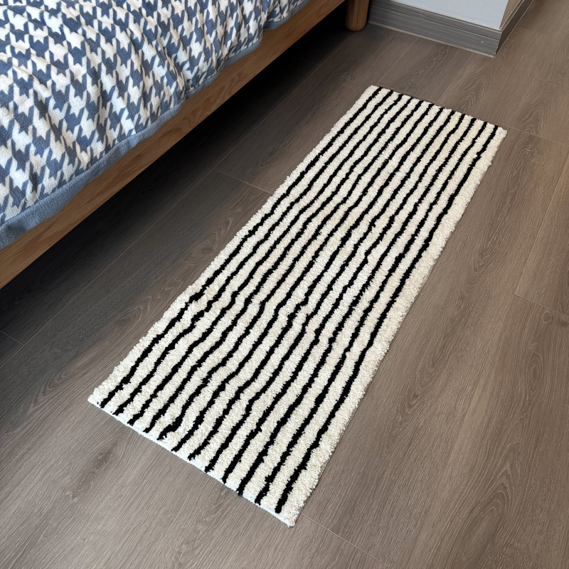 VIKAMA minimalistischer gestre – Zara Home Bathroom Rug Bewertung und Preis