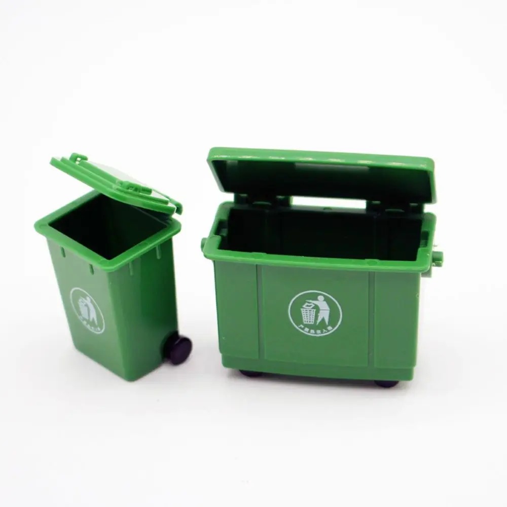 1 Set 1:12 Maßstab Puppenhaus  – Home Bathroom Trash Can Bewertung und Preis