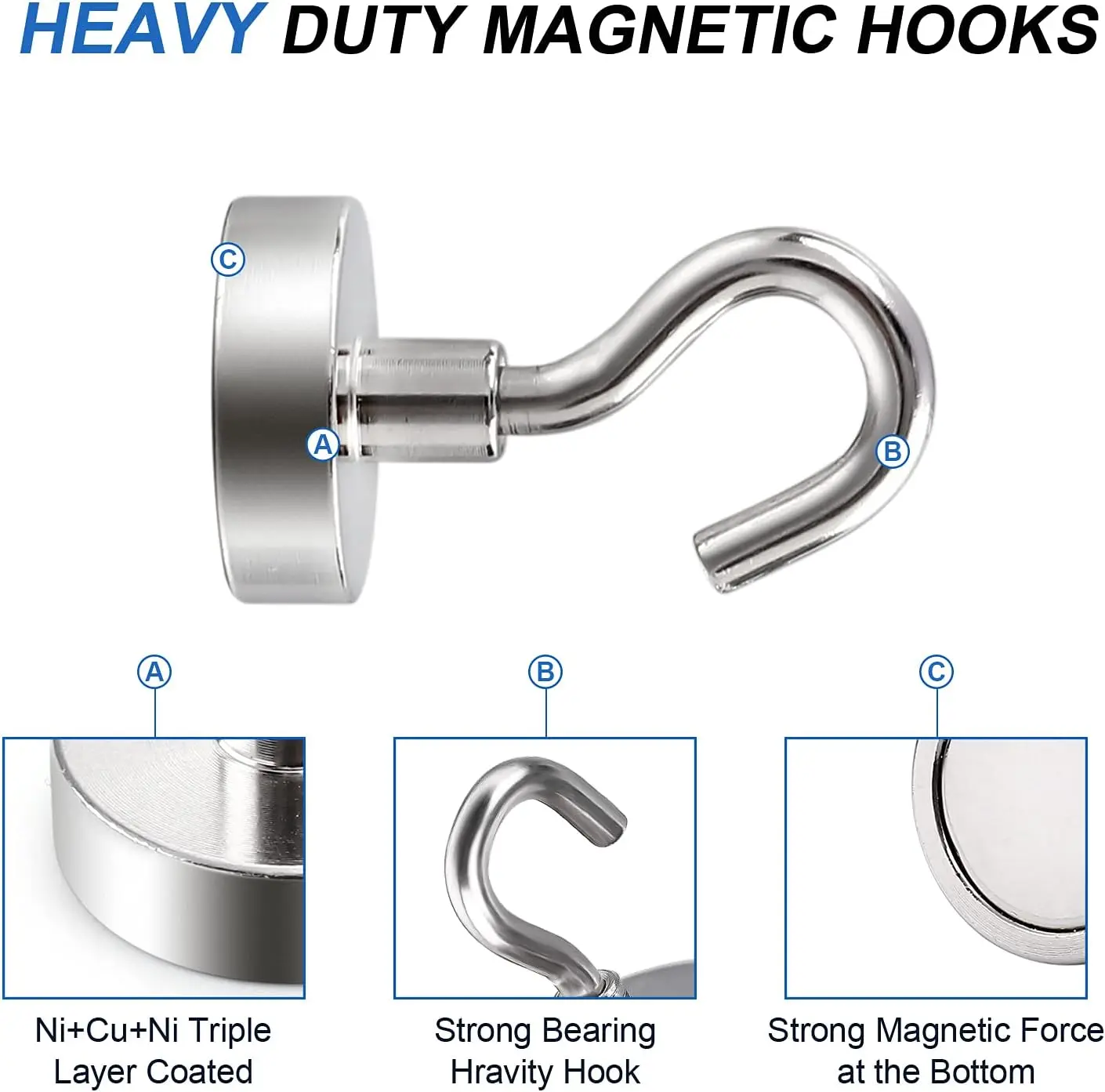 1-80PCS Starke Magnetische Hak – Home Bathroom Key Bewertung und Preis