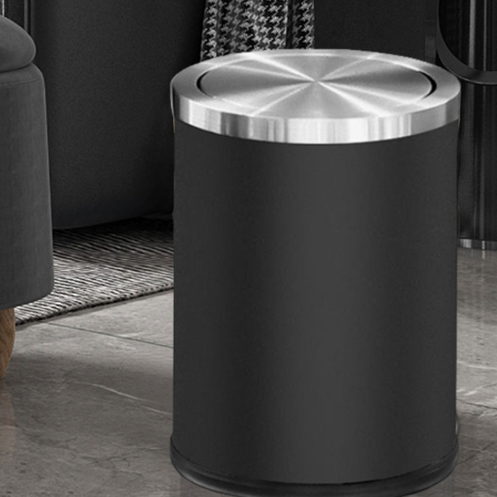 Edelstahl-Mülleimer, modischer – Home Bathroom Trash Can Bewertung und Preis