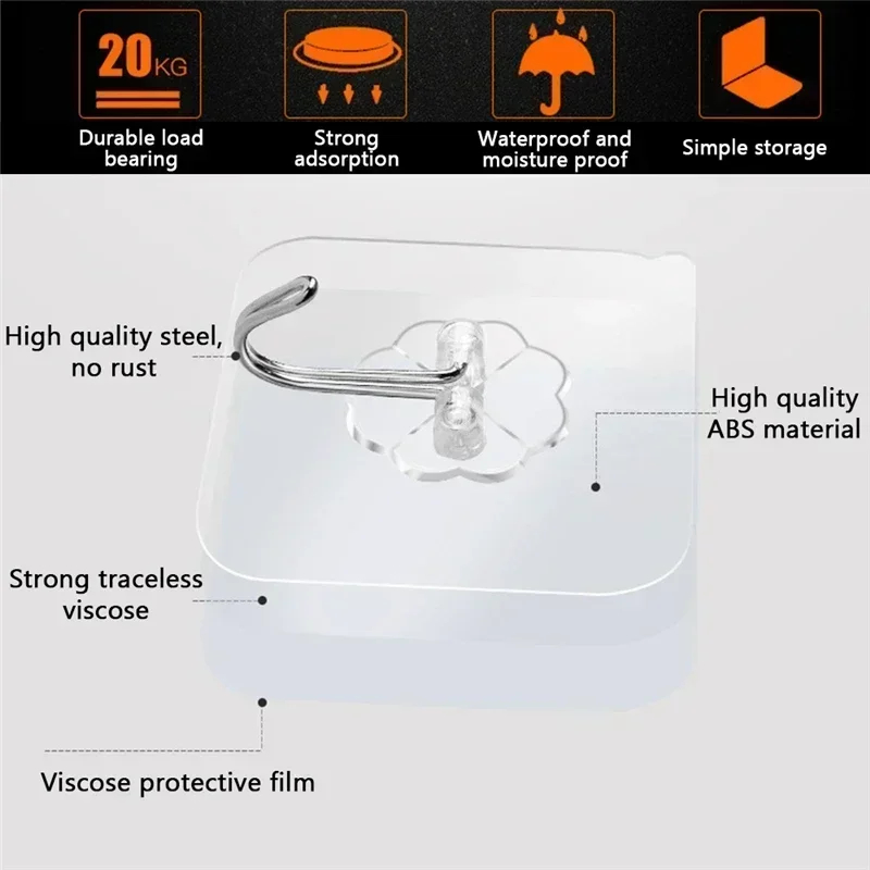 Transparente selbstklebende Wa – Home Bathroom Key Bewertung und Preis