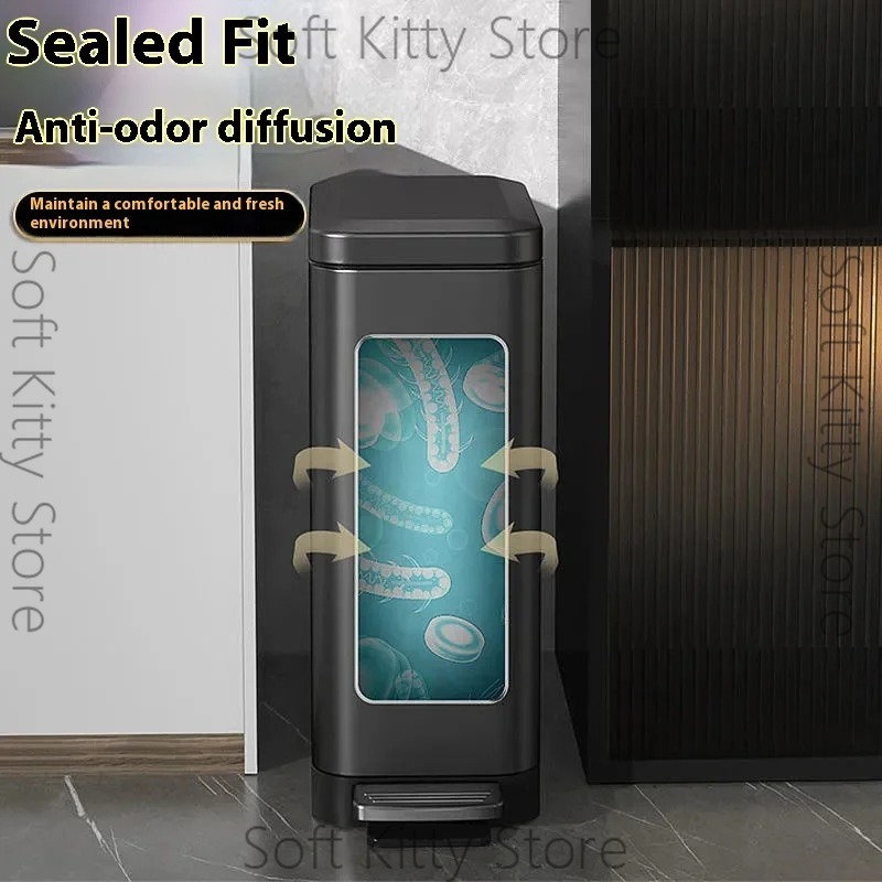 12/15/18L Tretmülleimer mit De – Home Bathroom Trash Can Bewertung und Preis