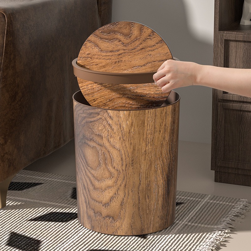 Vintage-Mülleimer mit Holzmase – Home Bathroom Trash Can Bewertung und Preis