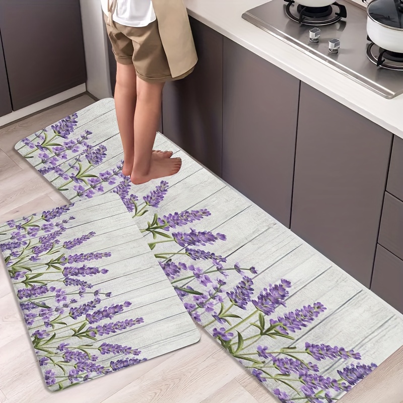 VIKAMA Blumen und Pflanzen Küc – Zara Home Bathroom Rug Bewertung und Preis
